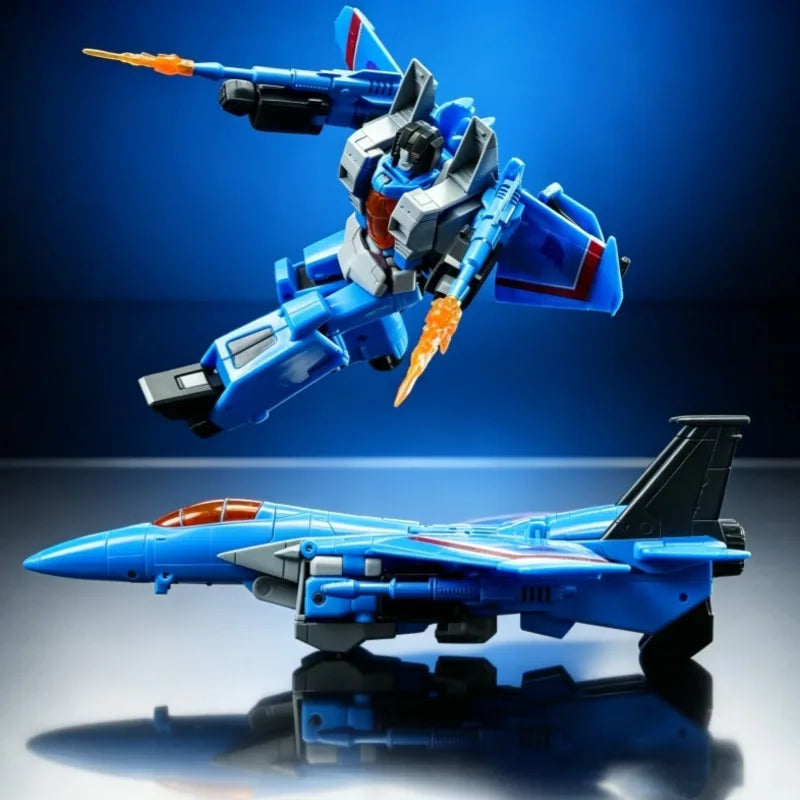 18cm New Anime SS86 Thundercracker Figure KO Transformation Thundercracker G1 Action Figures Collection Model Toy Gift For Fans
